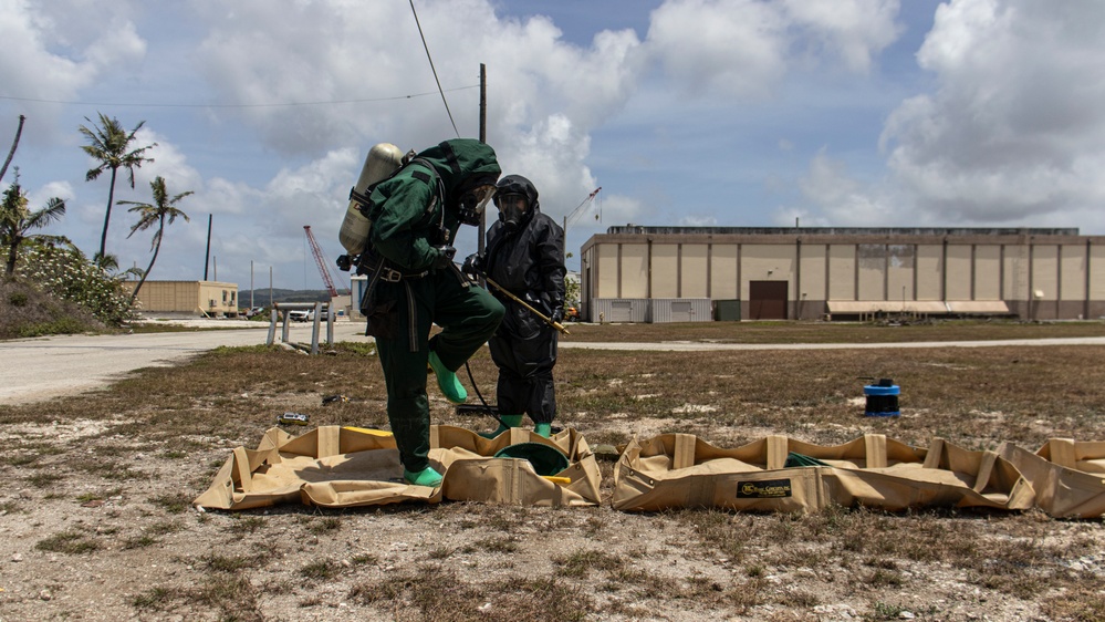 CBRN trains in sensitive site exploitation