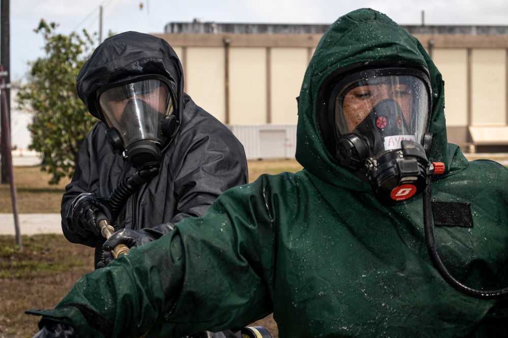 CBRN trains in sensitive site exploitation