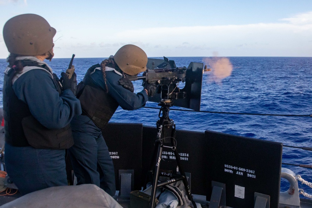 LS2 Martinez Fires M240B Machine Gun