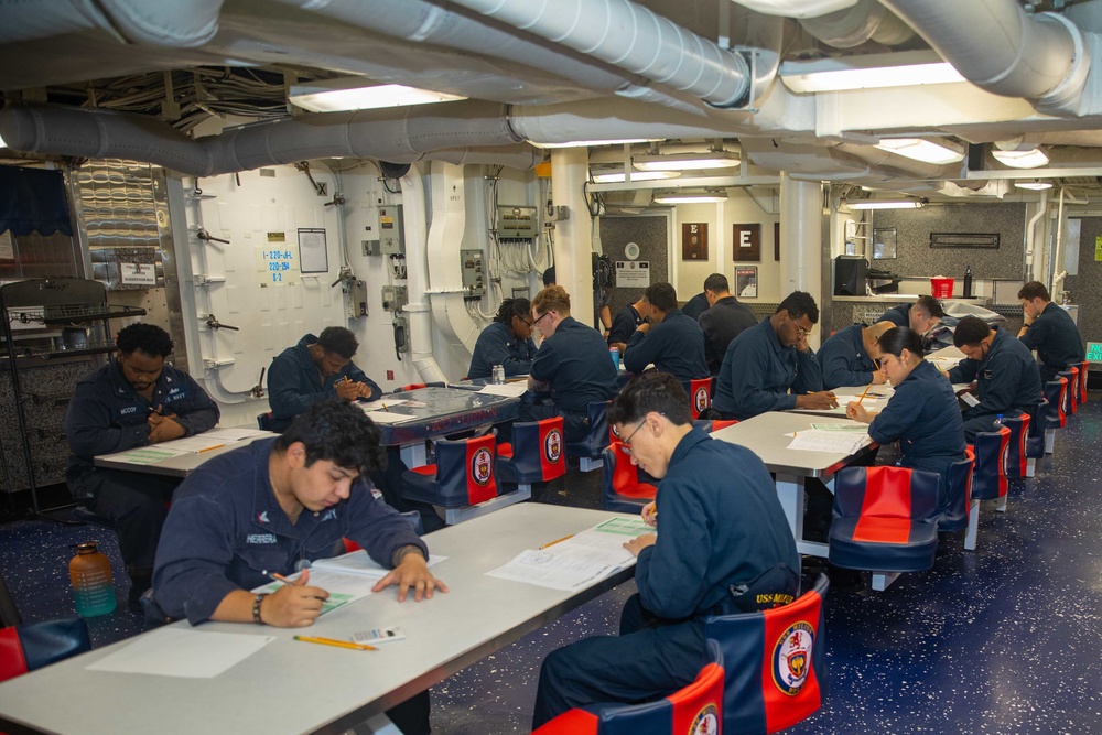 USS Milius E-5 Exam