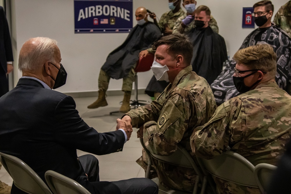 DVIDS - Images - President Joseph R. Biden Jr. Visit Paratroopers In ...