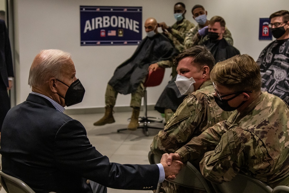 DVIDS - Images - President Joseph R. Biden Jr. Visit Paratroopers In ...