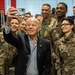 President Joseph R. Biden Jr. visit and take selfies with Paratroopers in the 82nd Airborne Division in Poland