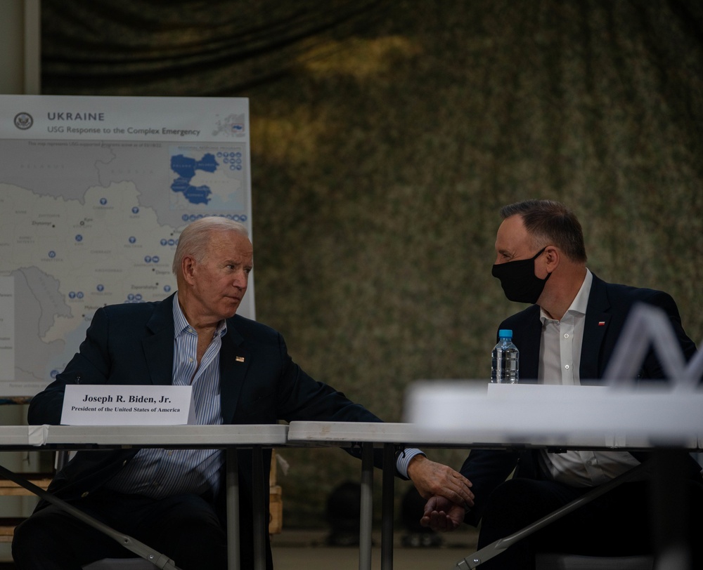 President Biden and SecDef Visit to Poland