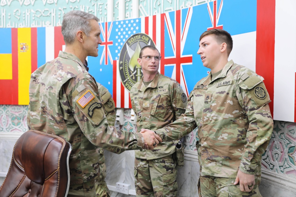 U.S. Special Operations Commander visits Baghdad