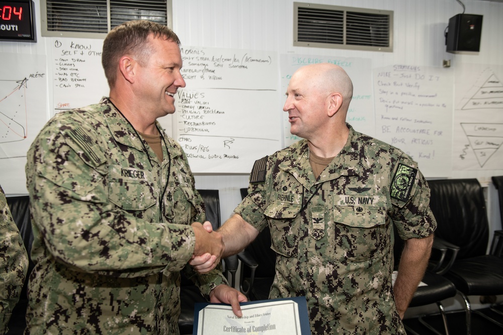 Camp Lemonnier Graduates Class of Command-Navy Leader Development Facilitators