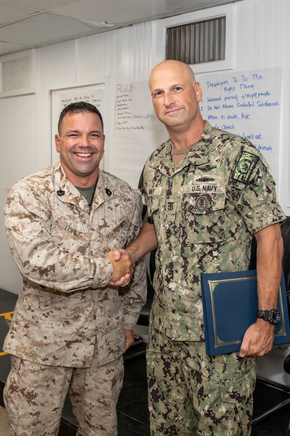 Camp Lemonnier Graduates Class of Command-Navy Leader Development Facilitators