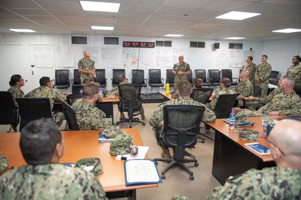 Camp Lemonnier Graduates Class of Command-Navy Leader Development Facilitators
