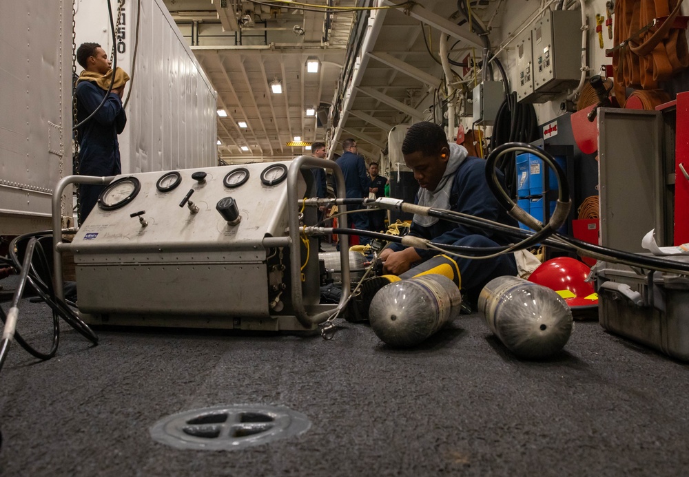 Makin Island Damage Control Drills