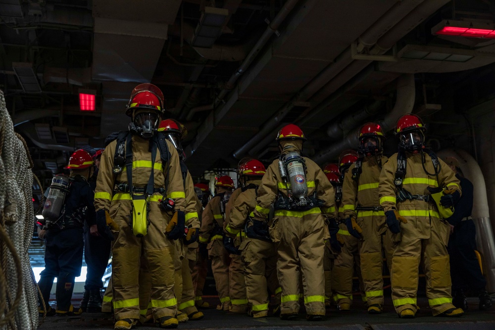 Makin Island Damage Control Drills