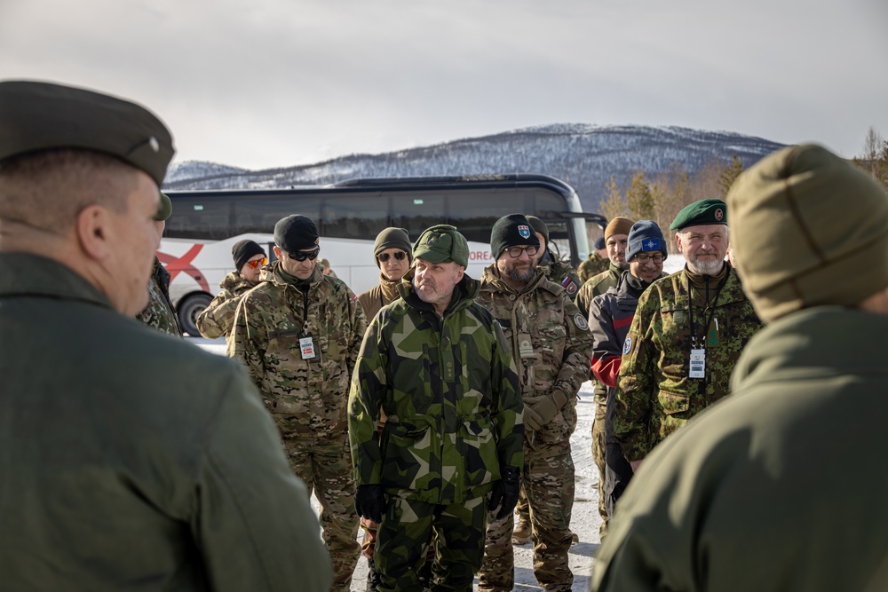 Vienna Document Observation Committee visits Marines in Norway