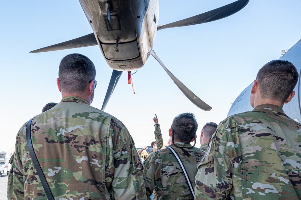 A perfect fit: a P-19C is loaded inside a Hercules