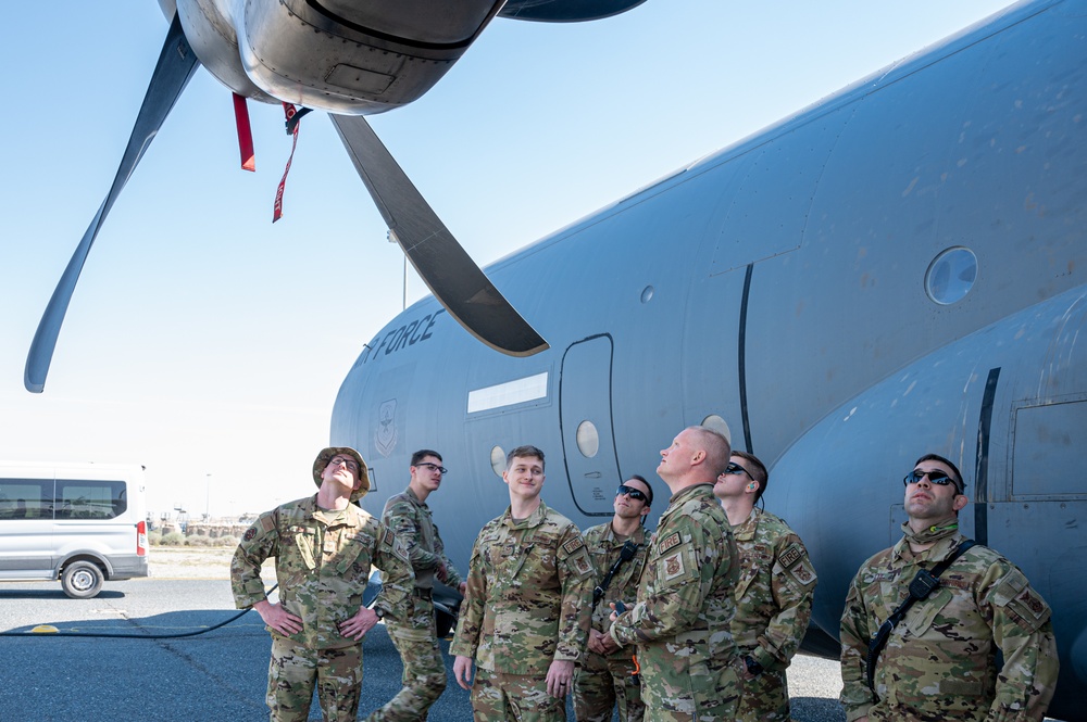 A perfect fit: a P-19C is loaded inside a Hercules