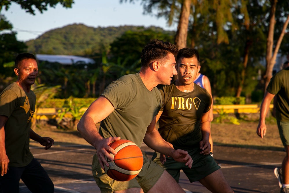 Balikatan 22: Pick-up basketball