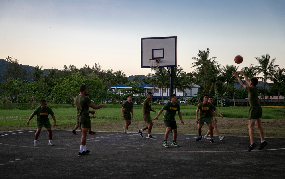 Balikatan 22: Pick-up basketball