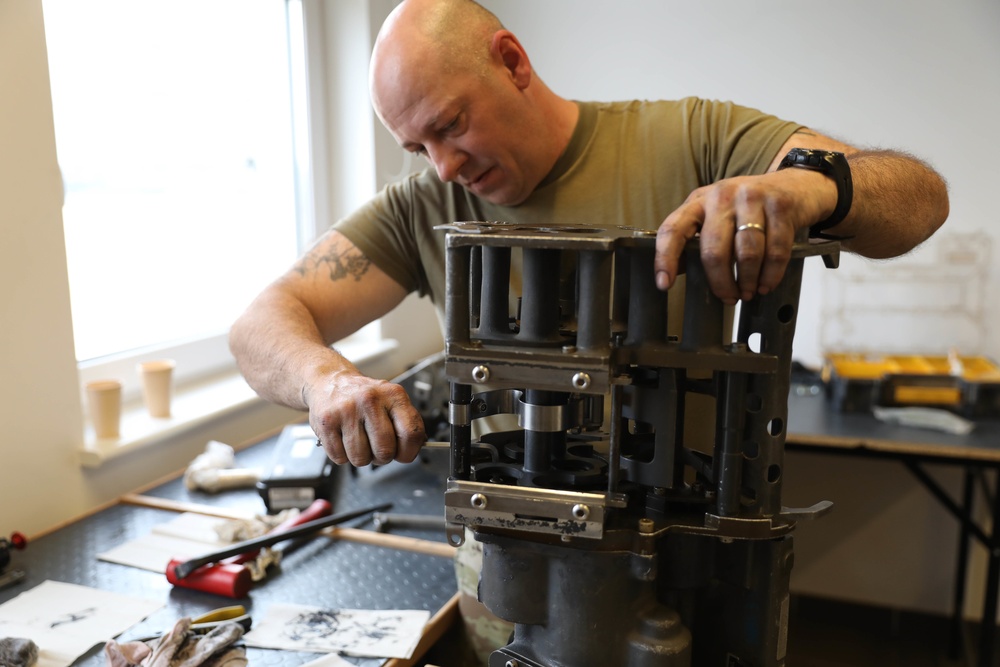 M242 25MM Weapon Maintenance with Master Gunners