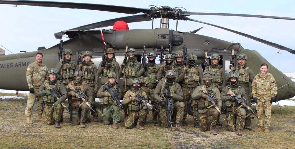 Bravo Company &quot;Jokers&quot; 3-227th Assault Helicopter Battalion conducts Cold Load Training with the Royal Netherlands 11th Infantry Brigade during Rapid Falcon 2022