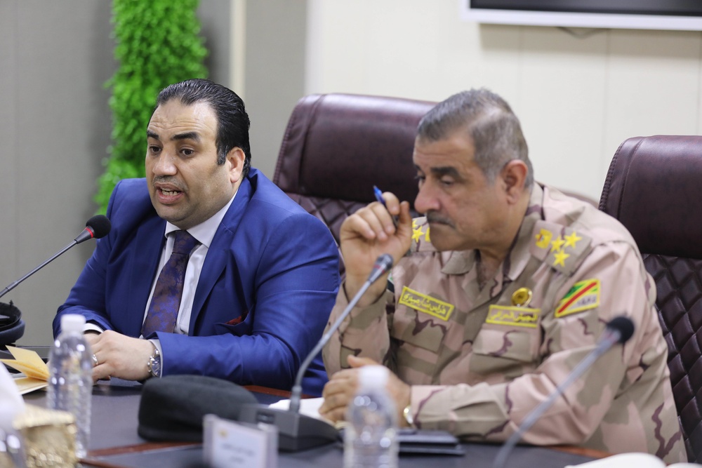 Historic meeting held between ISF, Peshmerga communication teams at Union III, Baghdad, Iraq