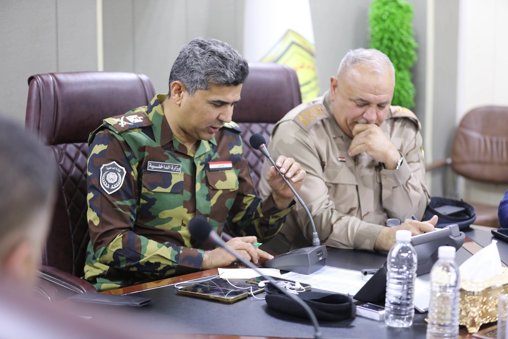 Historic meeting held between ISF, Peshmerga communication teams at Union III, Baghdad, Iraq