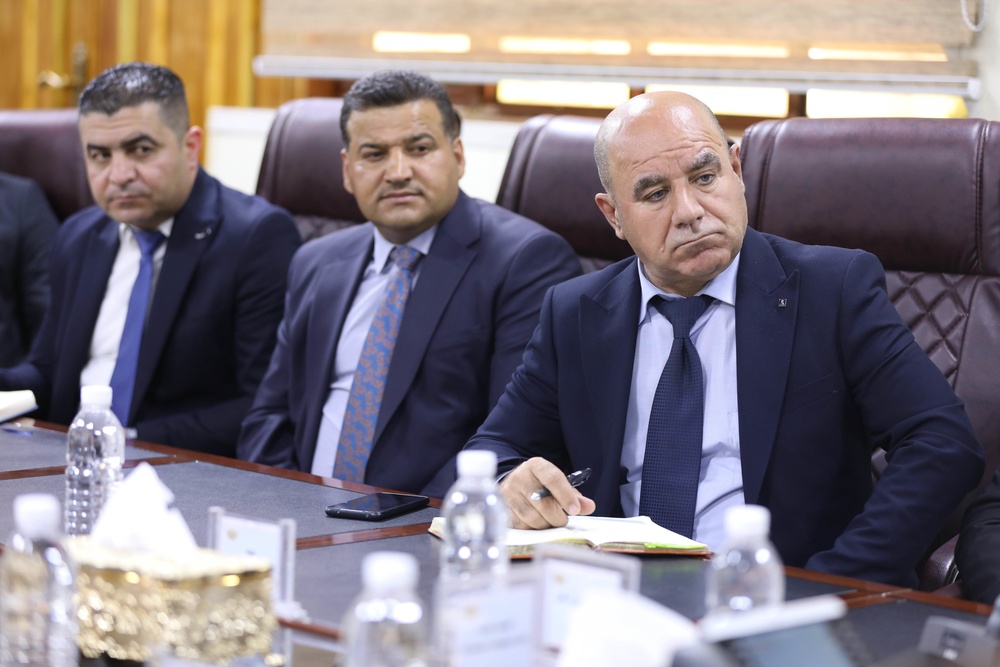 Historic meeting held between ISF, Peshmerga communication teams at Union III, Baghdad, Iraq