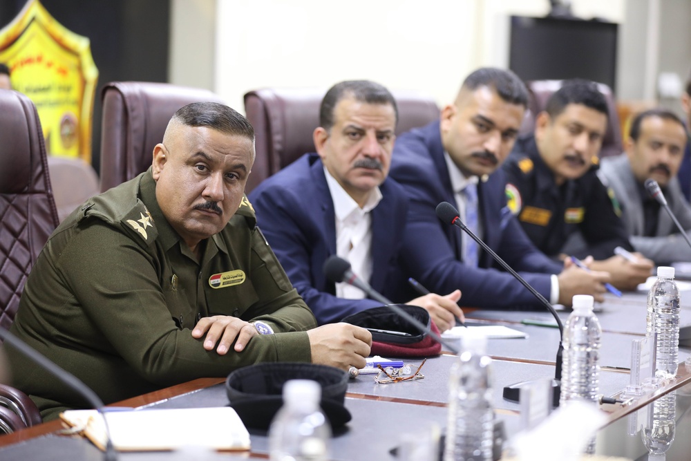 Historic meeting held between ISF, Peshmerga communication teams at Union III, Baghdad, Iraq