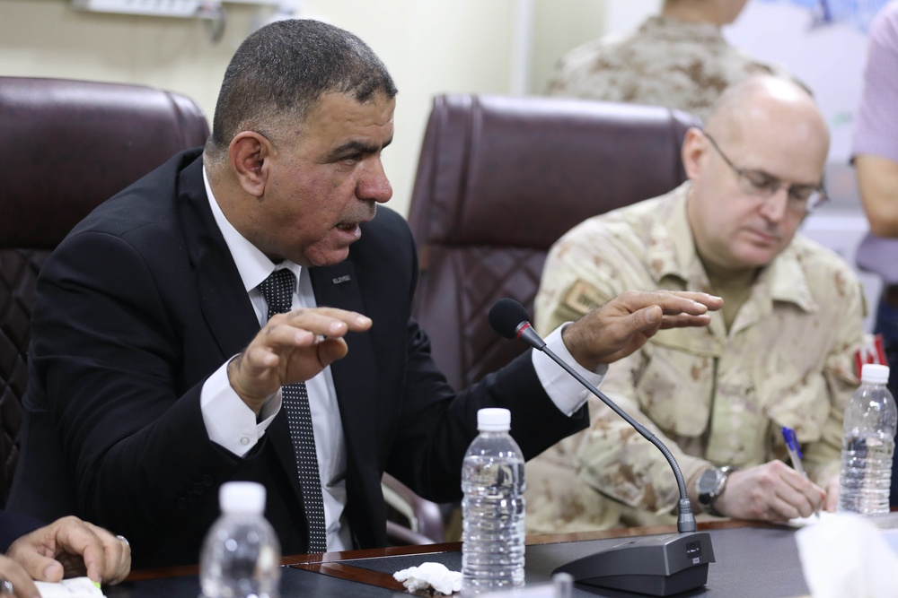 Historic meeting held between ISF, Peshmerga communication teams at Union III, Baghdad, Iraq