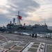 Arleigh Burke-class guided-missile destroyer USS Mitscher (DDG 57) conducts a passing exercise with Turkish Navy Oliver Hazard Perry-class frigate TCG Giresun (F 491)