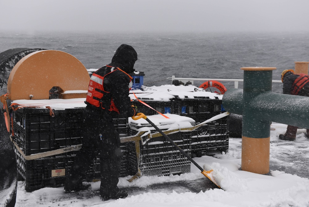 USCGC Spar Homebound Transit