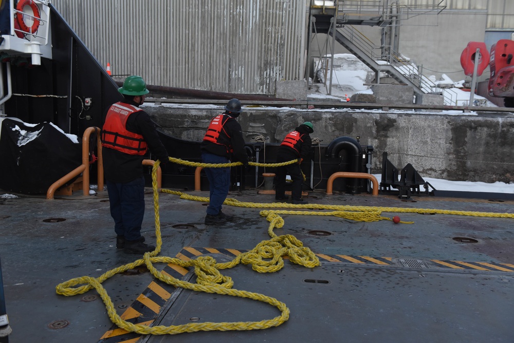 USCGC Spar Homebound Transit