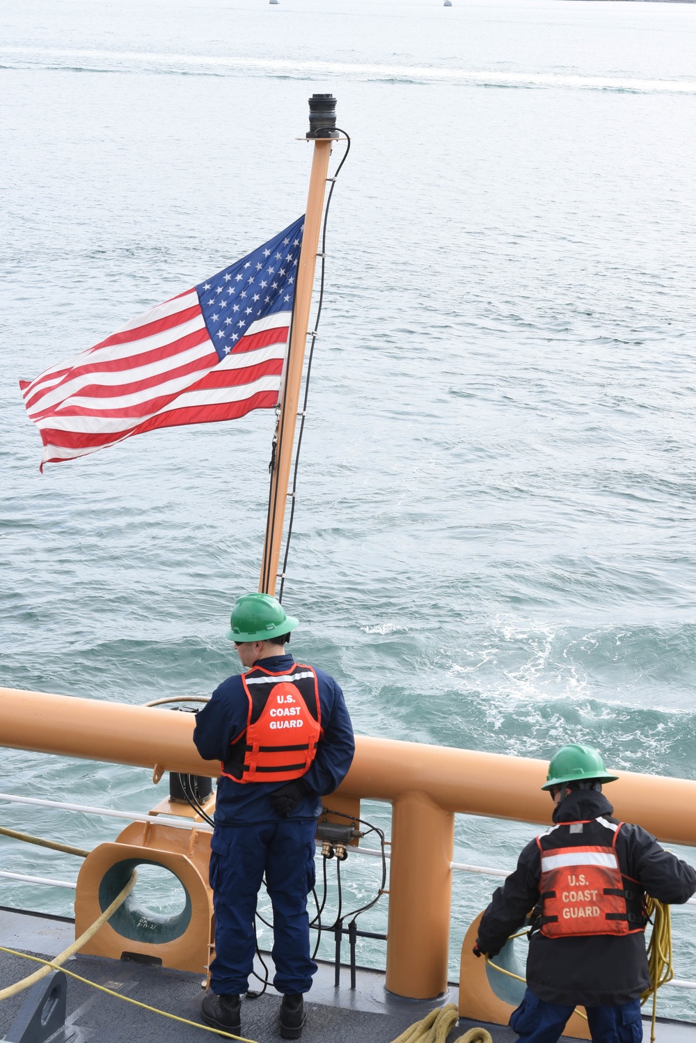 USCGC Spar Homebound Transit