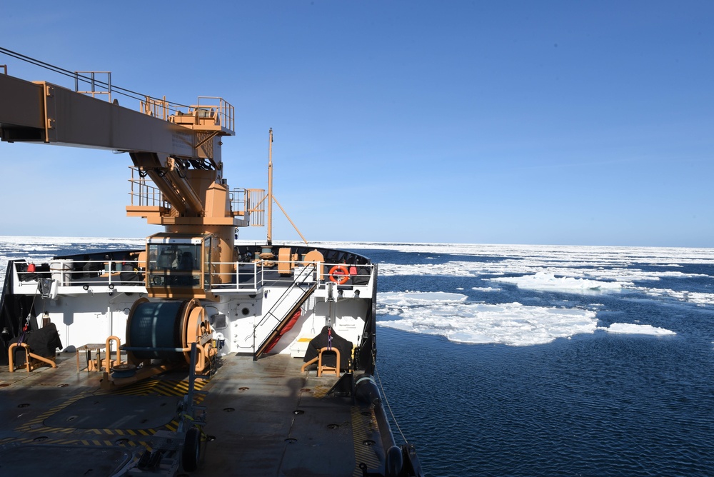 USCGC Spar Homebound Transit