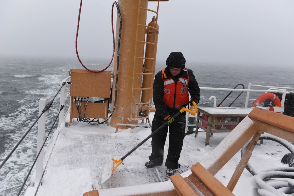 USCGC Spar Homebound Transit