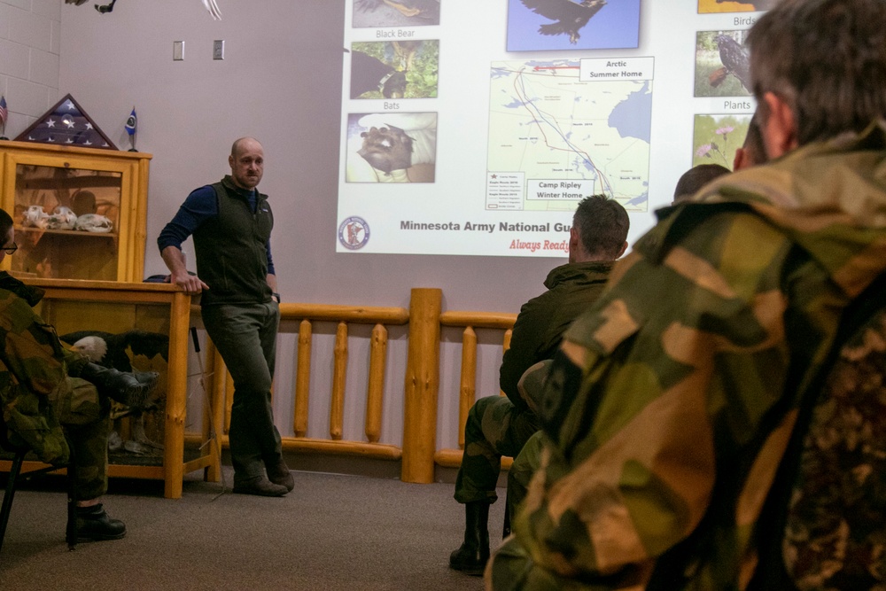 Norwegian Youth visit Camp Ripley's Environmental Classroom and the Minnesota Military Museum