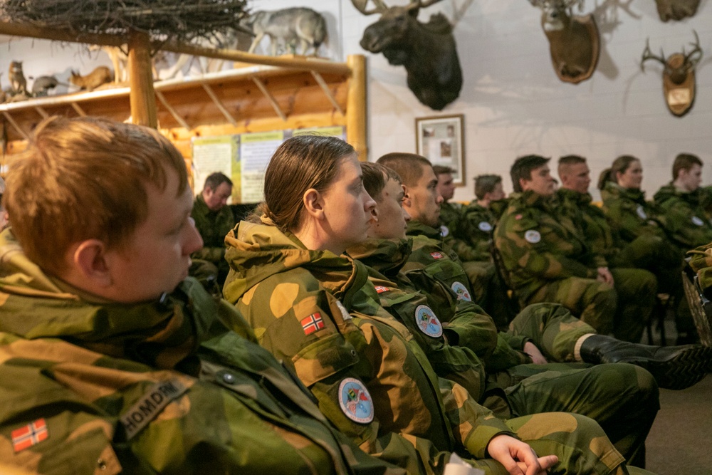 Norwegian Youth visit Camp Ripley's Environmental Classroom and the Minnesota Military Museum