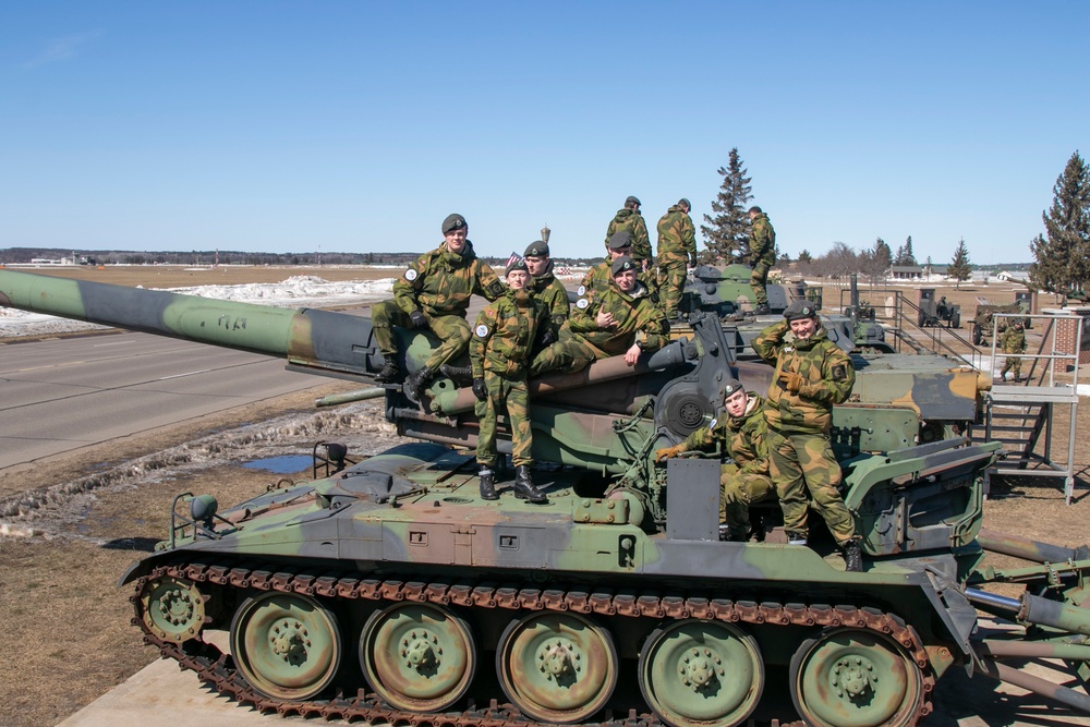 Norwegian Youth visit Camp Ripley's Environmental Classroom and the Minnesota Military Museum