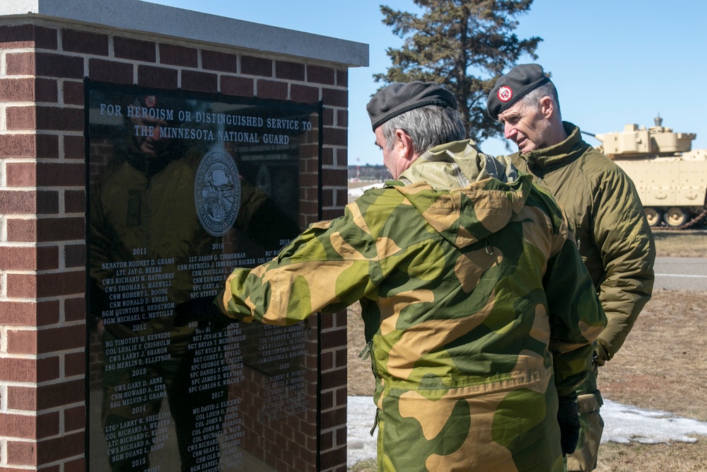 Norwegian Youth visit Camp Ripley's Environmental Classroom and the Minnesota Military Museum