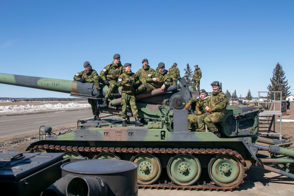 Norwegian Youth visit Camp Ripley's Environmental Classroom and the Minnesota Military Museum