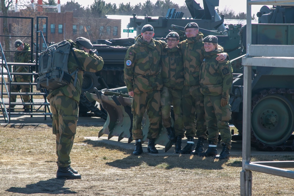 Norwegian Youth visit Camp Ripley's Environmental Classroom and the Minnesota Military Museum