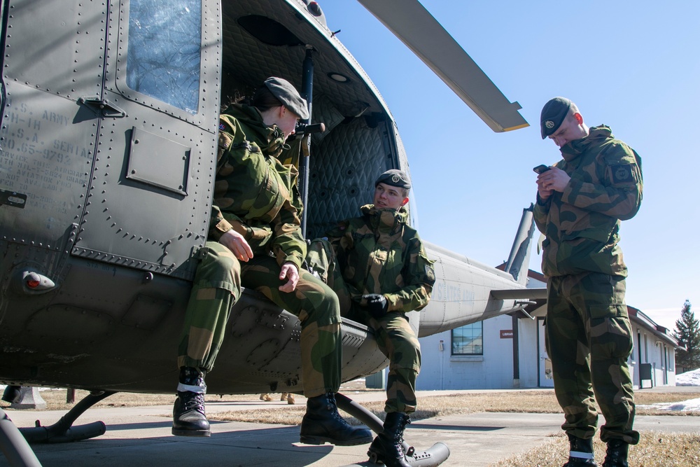 Norwegian Youth visit Camp Ripley's Environmental Classroom and the Minnesota Military Museum