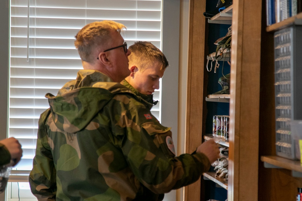 Norwegian Youth visit Camp Ripley's Environmental Classroom and the Minnesota Military Museum