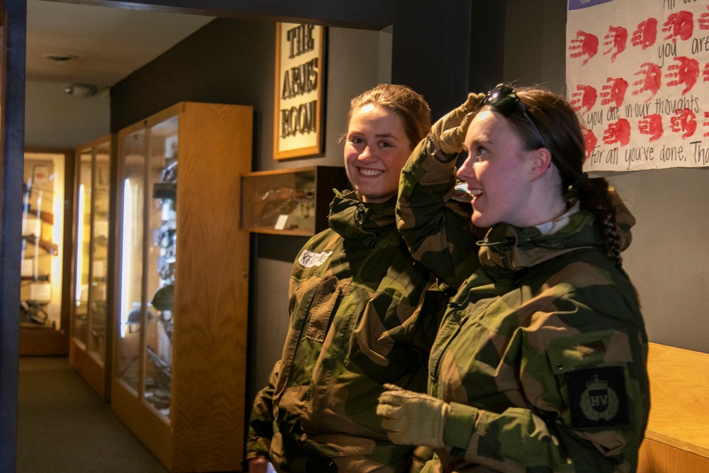 Norwegian Youth visit Camp Ripley's Environmental Classroom and the Minnesota Military Museum