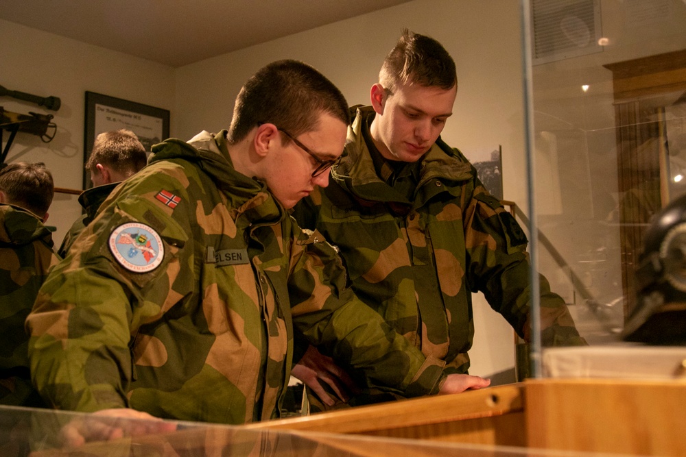 Norwegian Youth visit Camp Ripley's Environmental Classroom and the Minnesota Military Museum