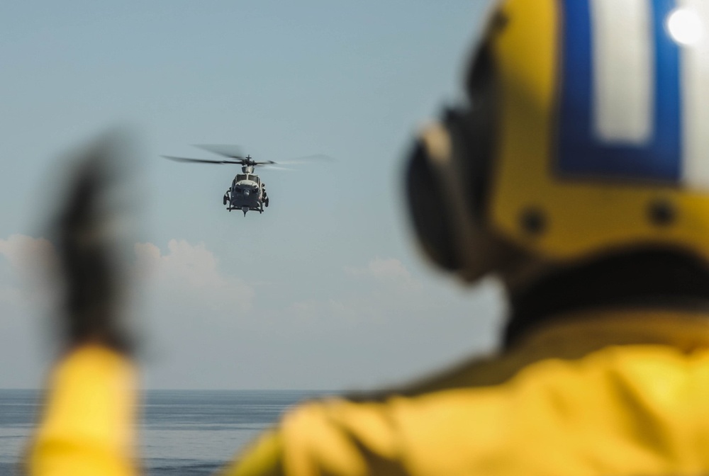 USS Miguel Keith: Flight Operations