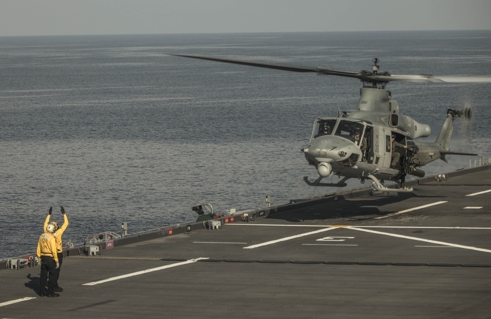 USS Miguel Keith: Flight Operations