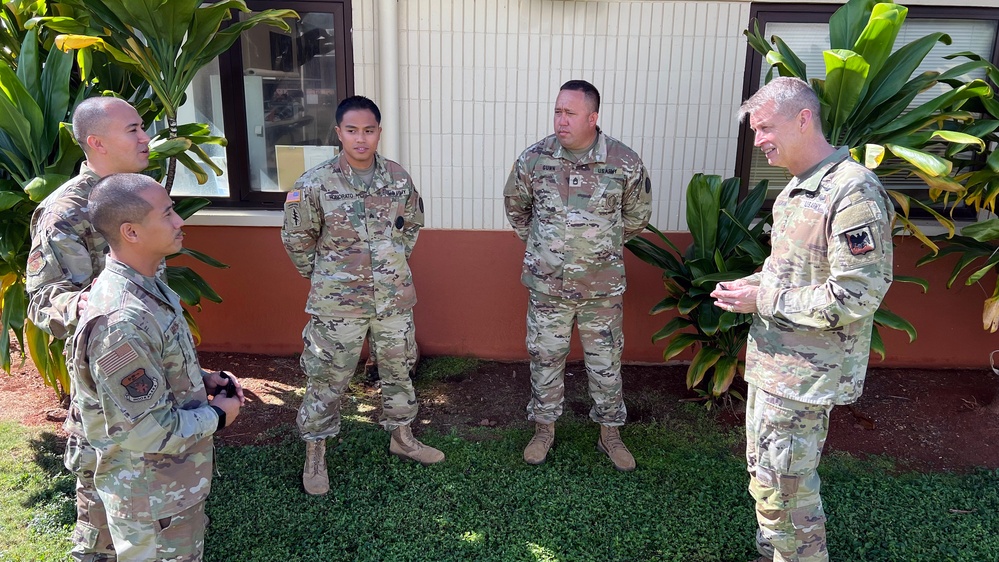 Gen. Daniel Hokanson Hawaii National Guard visit