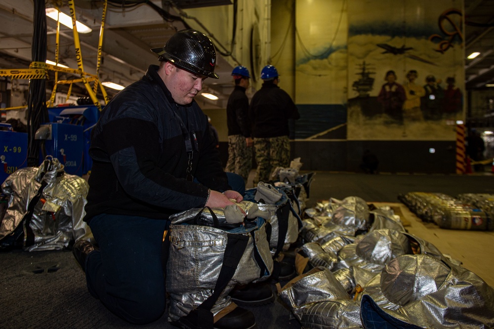 USS Ronald Reagan (CVN 76) Equipment Inspection