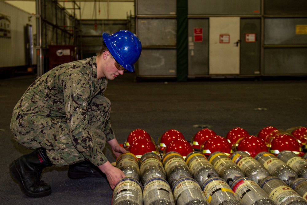 USS Ronald Reagan (CVN 76) Equipment Inspection