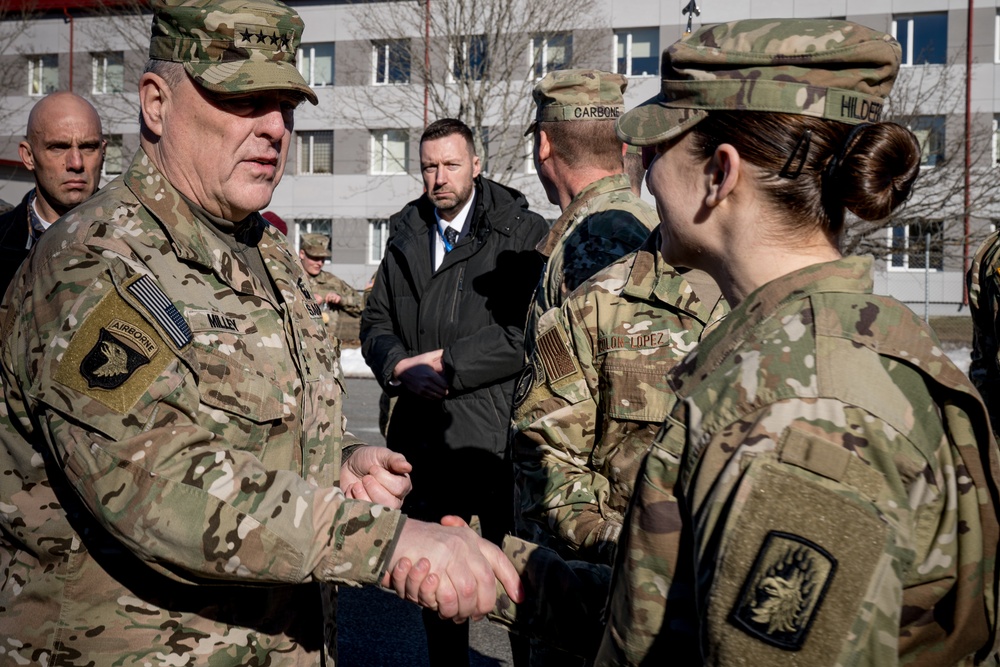 Gen. Milley visits Latvia during Saber Strike 22