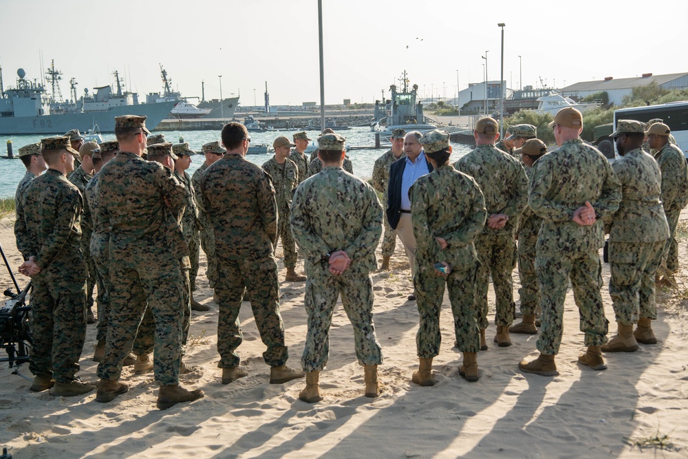 SECNAV Visits NAVSTA Rota Spain