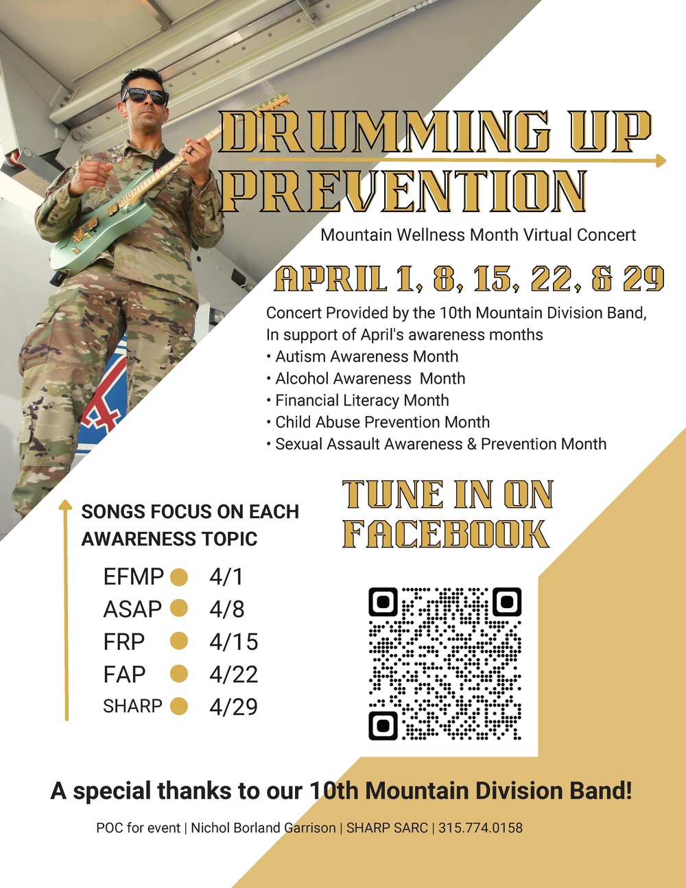 DVIDS - News - Fort Drum Soldier and Family Readiness Division to raise  community awareness throughout Mountain Wellness Month